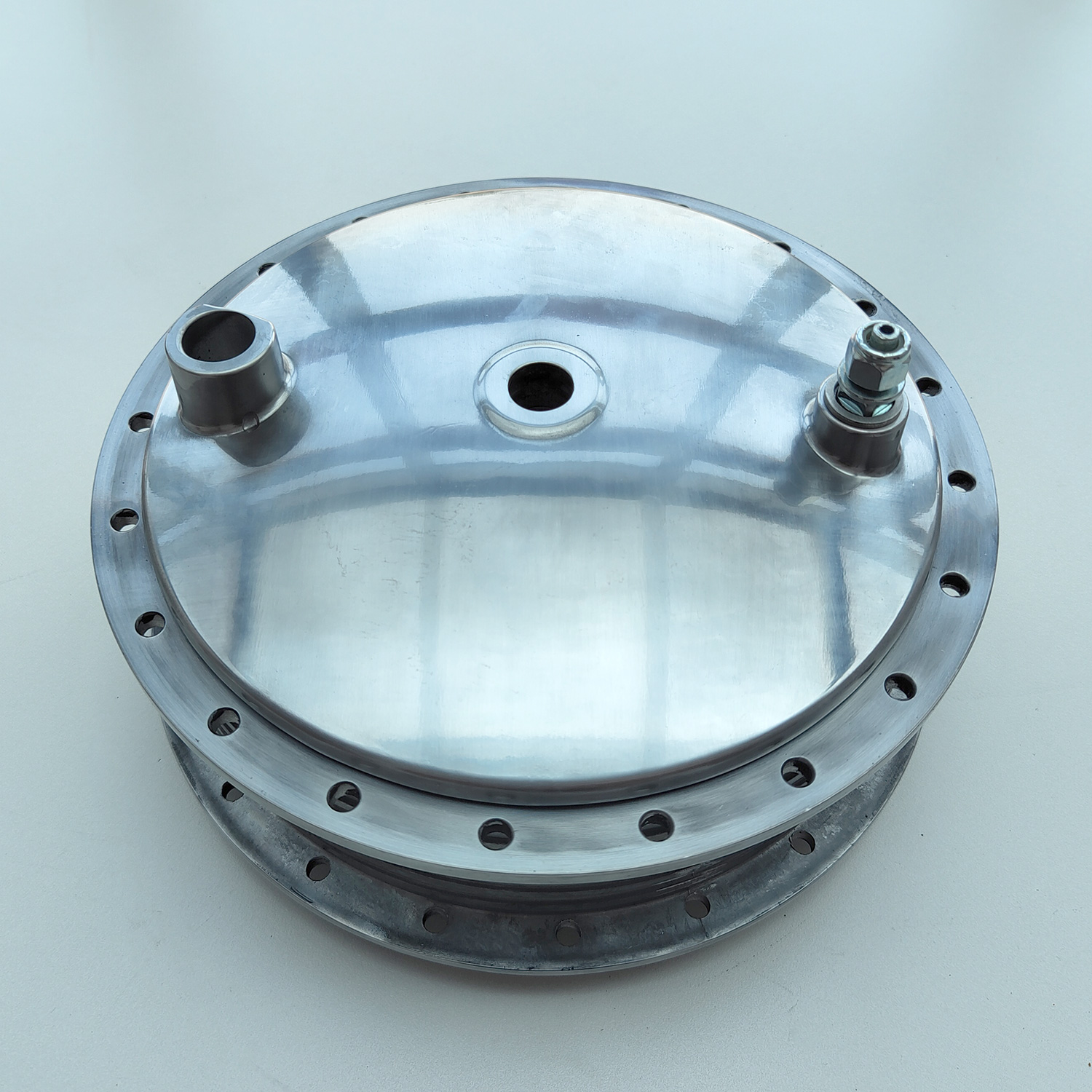 Complete Hamburger Drum Brake Kit For Harley Ironhead Shovelhead Chopper - Image 13
