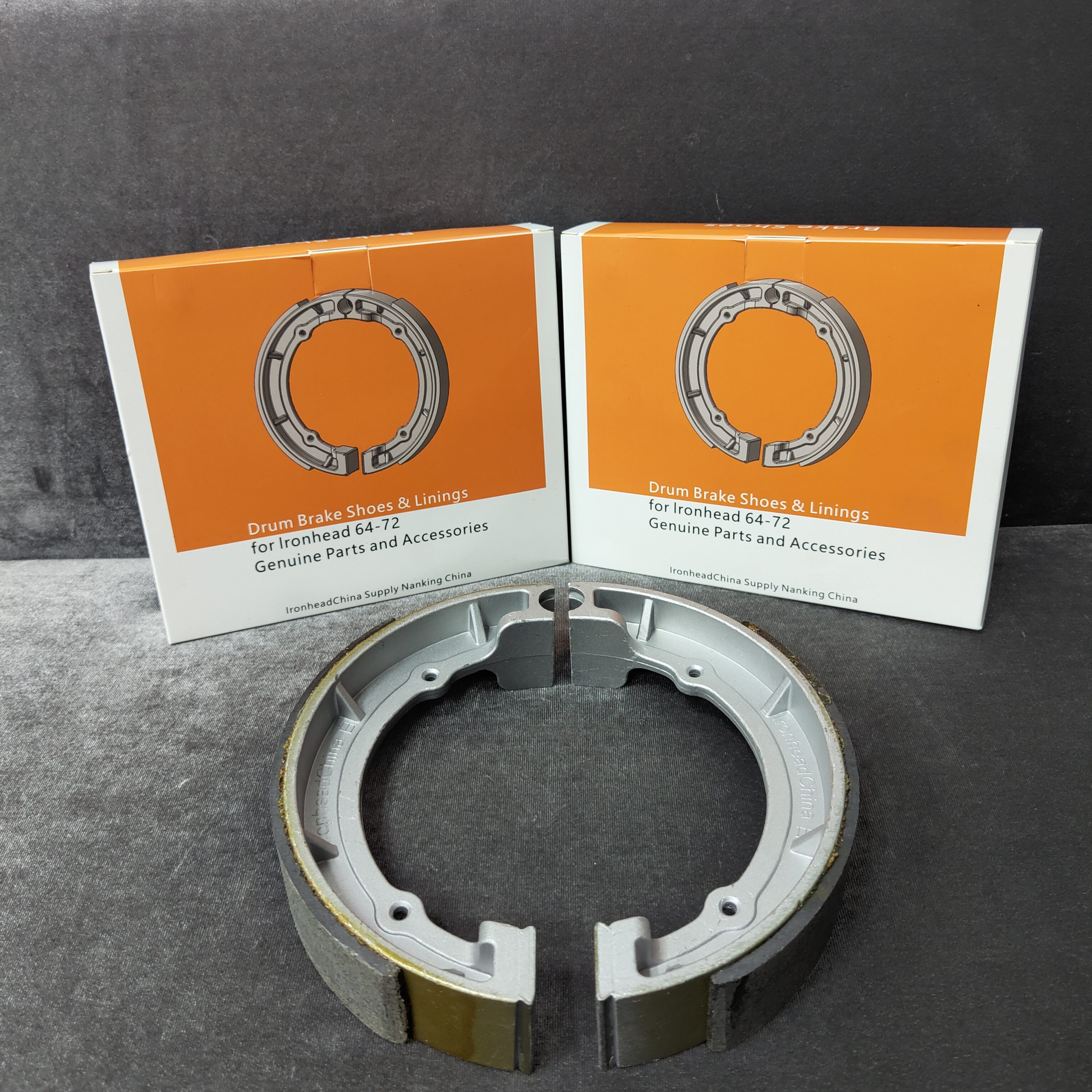 Complete Hamburger Drum Brake Kit For Harley Ironhead Shovelhead Chopper - Image 18