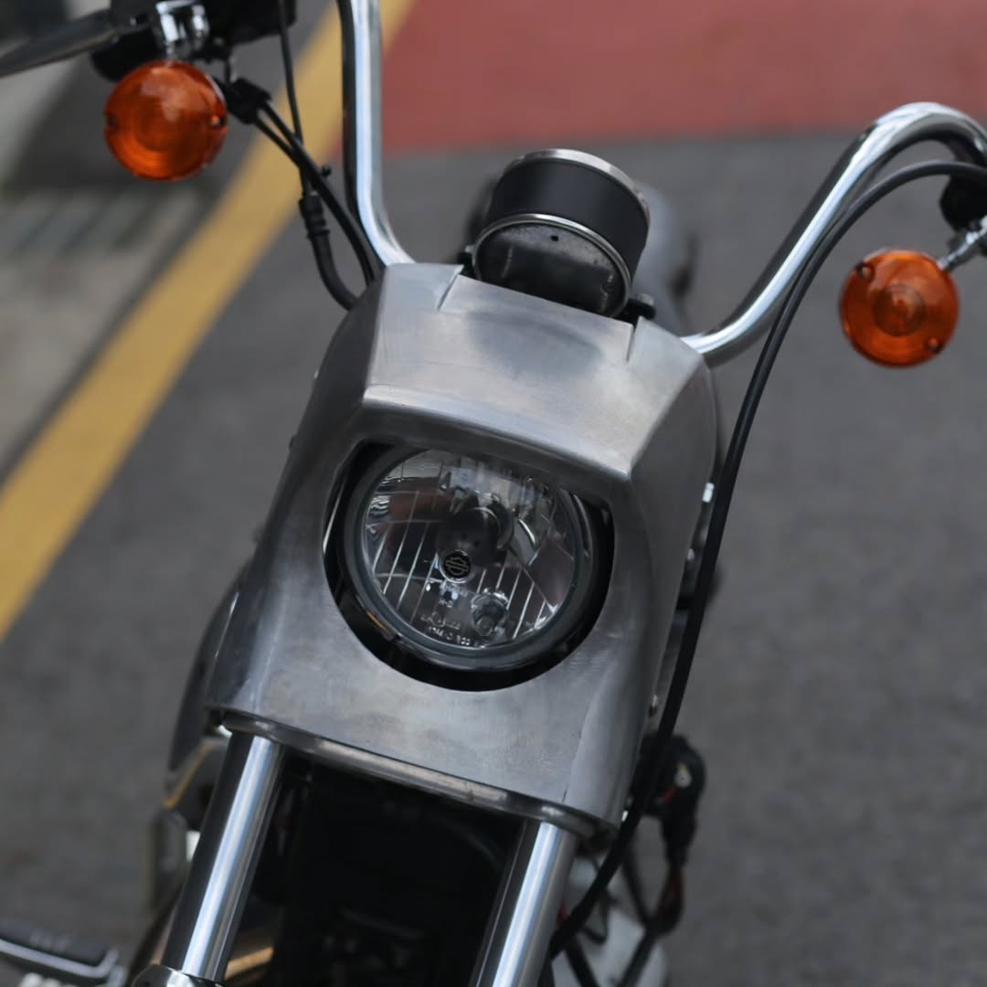 Aluminum Nacelle For Harley Sportster EVO Narrow Glide - Image 12