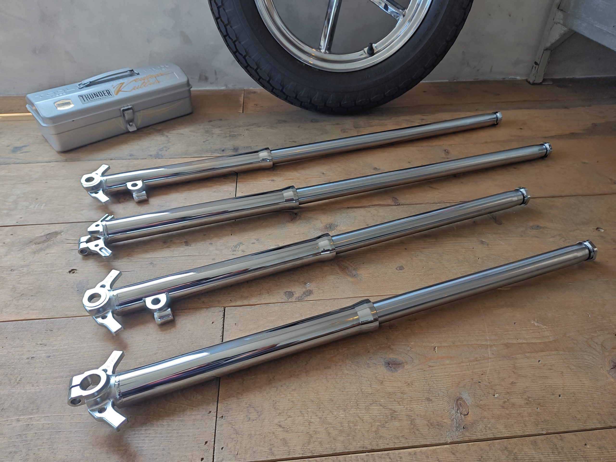 33.4mm Forks For Harley Davidson Ironhead & Chopper - Image 5