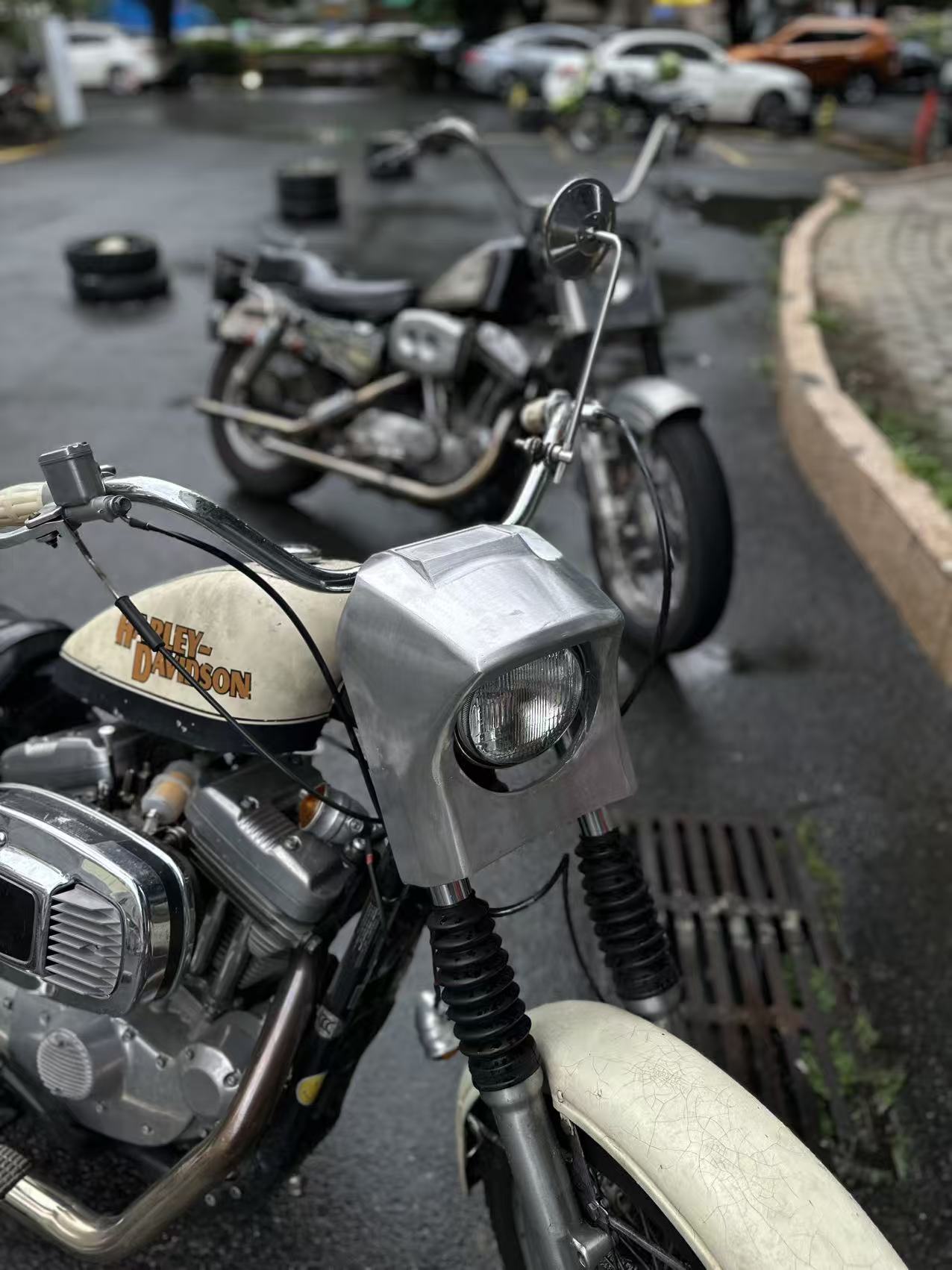 Aluminum Nacelle For Harley Sportster EVO Narrow Glide - Image 2